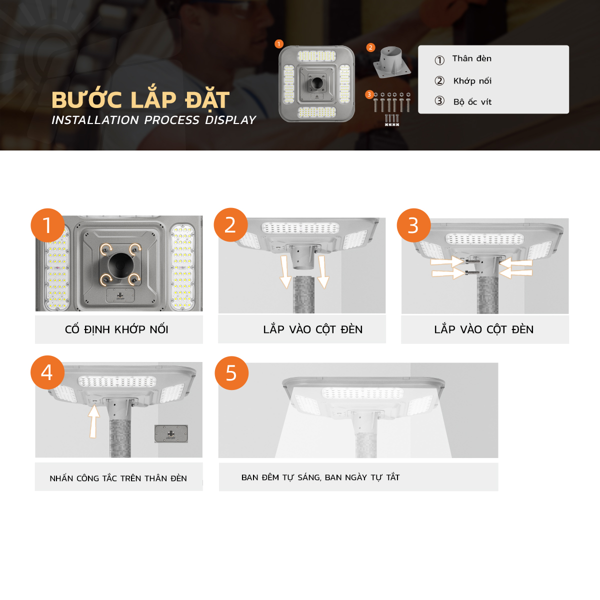 Ảnh của Đèn Đường Sân Vườn  SLT56