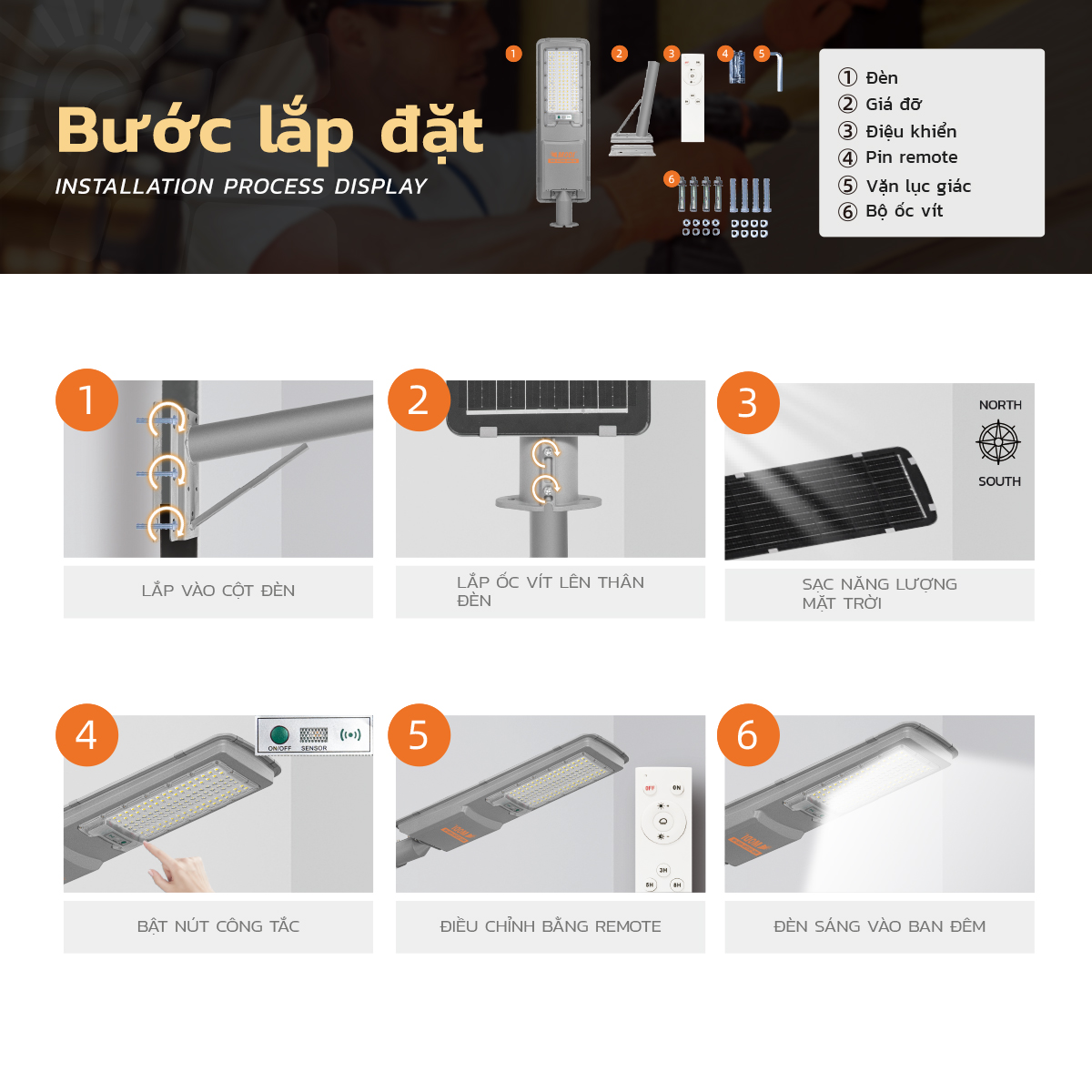 Ảnh của Đèn Đường Liền Thể SLT50