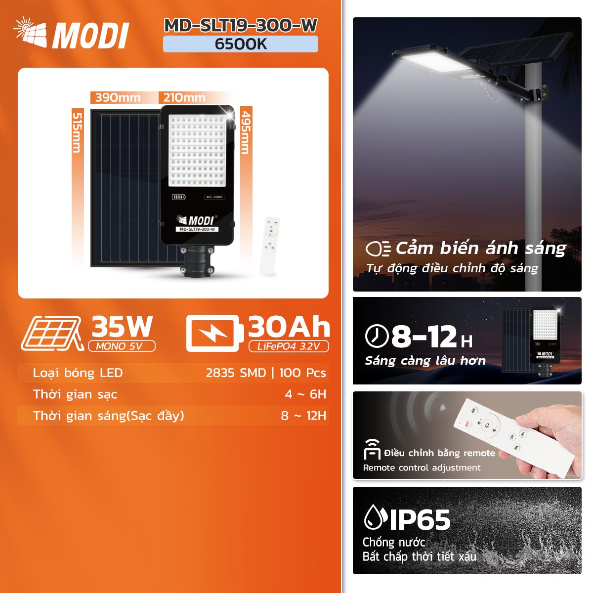 Ảnh của Đèn Đường Rời Thể SLT19