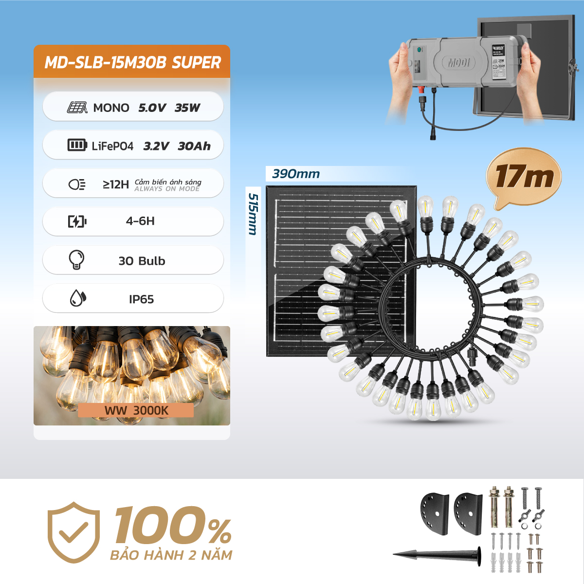 Ảnh của Bộ Dây Đèn Trang Trí SLB