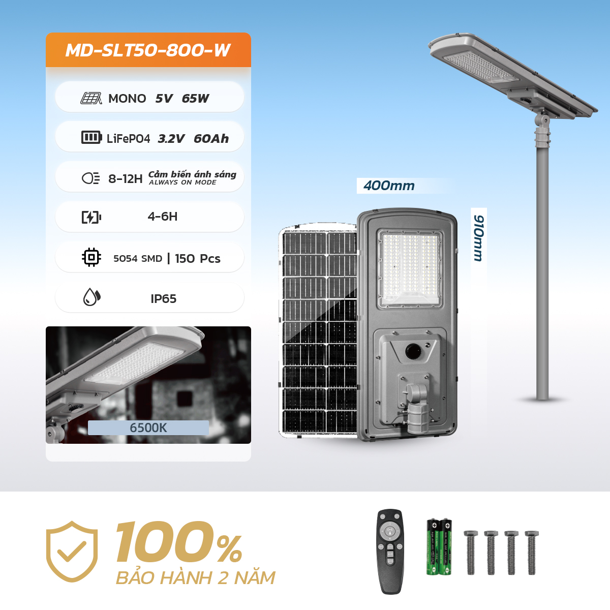 Picture of Đèn Đường Liền Thể SLT50