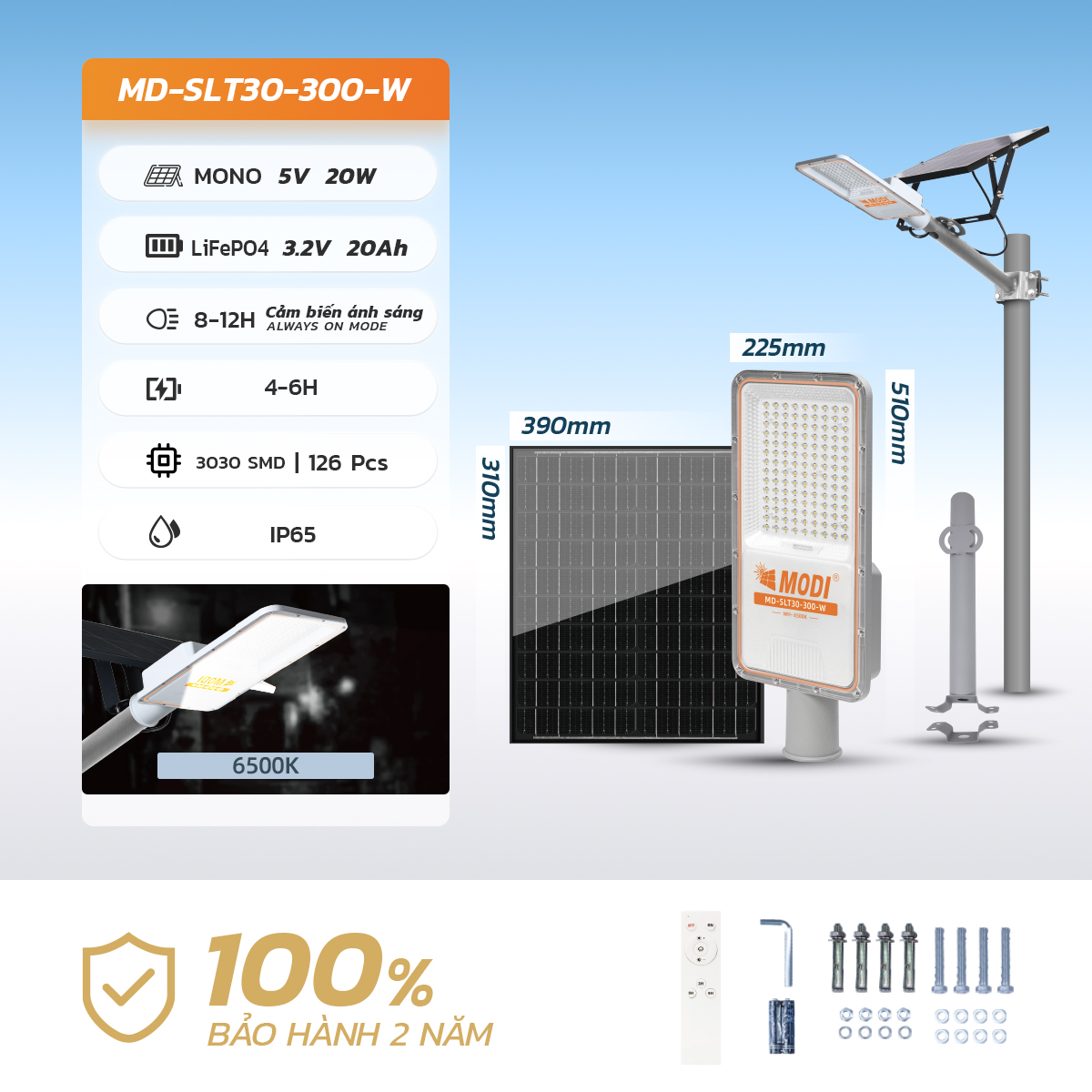 Picture of Đèn Đường Rời Thể SLT30