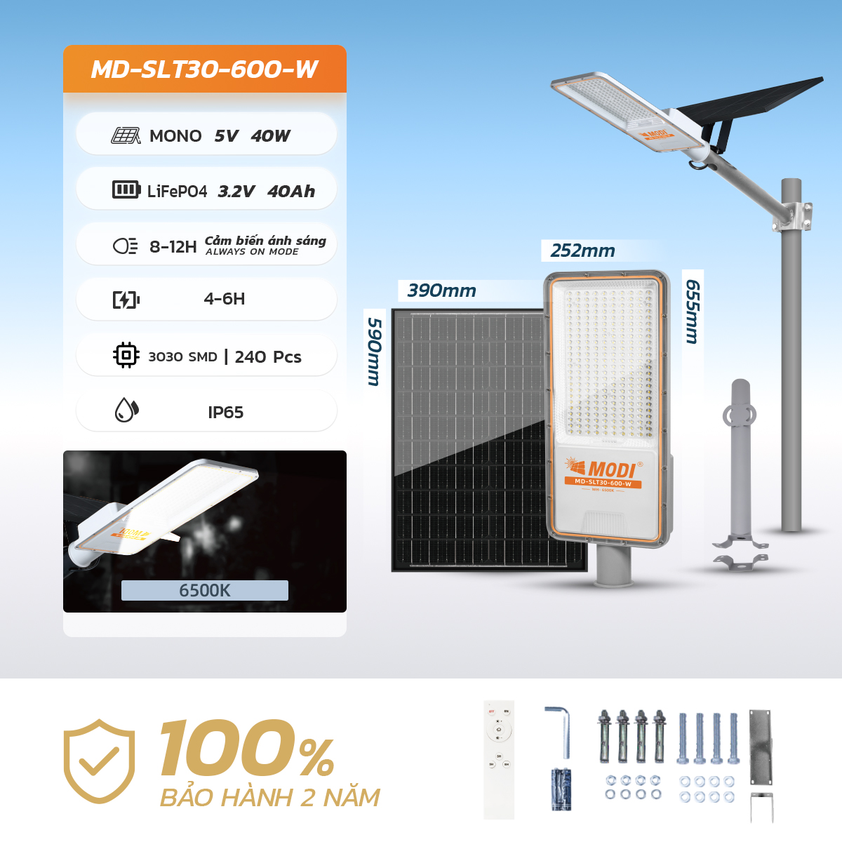 Picture of Đèn Đường Rời Thể SLT30