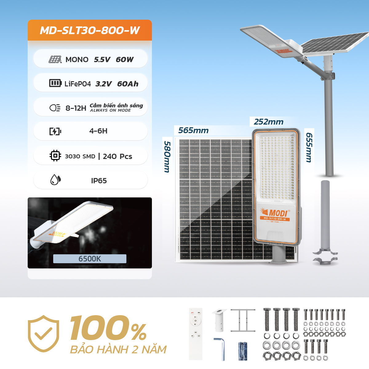Picture of Đèn Đường Rời Thể SLT30